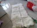 羊皮褥子皮毛一体加厚整张绵羊长毛学生宿舍单双人防潮保暖床褥冬 绵羊毛（原色） 50x100cm 实拍图