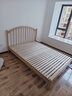 源氏木语实木床卧室双人床小户型北欧家用山毛榉大板床1.5*2.0m低铺京享家 实拍图