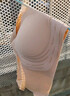 猫人内衣女士薄款无钢圈文胸大胸显小无痕聚拢防下垂运动性感胸罩紫M 实拍图