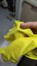 云洁橡胶手套洗碗家务清洁厨房洗衣商用胶皮手套灵巧4双大号防水防滑  实拍图
