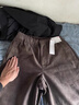 优衣库合作款/男装女装灯芯绒工装裤/休闲裤裤子479822 36 褐色 L /175/88A 实拍图