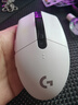 罗技（G）G304 LIGHTSPEED无线鼠标 游戏鼠标 轻质便携 绝地求生FPS鼠标英雄联盟LOL吃鸡 生日礼物 白色 实拍图