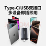 绿联读卡器USB/Type-C双口高速SD/TF4.0二合一多功能存储卡同读 适用电脑手机苹果17/16/iPad/相机 实拍图