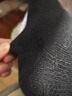 迪卡侬（DECATHLON）透气吸汗袜子运动袜高帮棉袜柔软舒适男女长袜 RS160-商务黑色-3双装 【35-38】(鞋码35/36/37/38) 实拍图