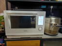 东芝（TOSHIBA）【国家补贴20%】白珍珠水波炉高奢款家用微波炉烤箱微蒸烤炸炖一体机蒸烤箱28L触控彩屏YD95CNW 实拍图