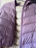 笛莎（DEESHA）童装女童轻薄羽绒服2025秋冬新款女宝宝短款三防轻盈保暖外套 雾紫 150 【充绒量：63.2g】 实拍图