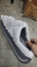 趣艺家 棉拖鞋女冬季2025款保暖防滑冬天厚底居家情侣毛毛拖鞋男 灰色 【防滑更保暖】 44-45 【建议拍大一码】 实拍图