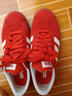 adidas「T头鞋」VL COURT复古休闲板鞋德训鞋男女阿迪达斯轻运动 浅猩红/暖香草色/黄色   38.5 实拍图