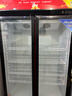 格点大容量饮料柜商用冰柜直冷藏展示柜酒水柜纯风冷无霜保鲜柜超市玻璃门冰箱立式啤酒柜 双门下机组纯风冷 无霜数显豪华款 实拍图