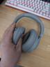 QCY H3S 头戴式-56dB主动降噪【双金标+A级降噪认证】7麦蓝牙耳机无线有线游戏低延迟超长续航 灰色 实拍图