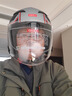 京东京造 TK08摩托车头盔 3C认证新国标秋冬季防冻保暖护耳电瓶车电动车头盔机车盔M码黑红 实拍图