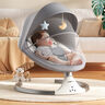 优乐博（YOULEBO）婴儿玩具0-1岁宝宝摇椅哄娃神器电动摇摇椅新生儿见面礼物满月 婴儿用品哄睡摇篮摇摇床【灰色】 [热卖TOP1] 哄睡神器婴儿摇摇椅 实拍图