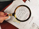 BIJIA光学放大镜金属手持儿童老人鉴定阅读便携式非球面10倍光倍放大镜 实拍图
