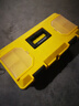 【万人同抢】家用多功能五金收纳箱手提电工工具箱车载维修配件箱 【硬材质.金黄】20寸加厚 复工爆品 实拍图