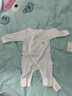【春秋连体衣】新生婴儿衣服春秋季0-3个月初生男女宝宝连体衣 蓝色麦穗蝴蝶衣 52cm 实拍图