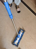 世家平板拖把42CM铝合金 130CM不锈钢杆1布家用夹布拖地墩布拖把 实拍图