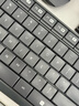 罗技（Logitech）MK275 键鼠套装 无线键鼠套装 办公键鼠套装 全尺寸 商务键鼠套装 带无线2.4G接收器 黑蓝色 实拍图
