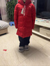 安踏儿童中长羽绒服男女童装2025冬保暖新年红色抗寒防风户外加厚四防 【中性款】经典红-6 绒子含量80% 140 充绒量143g 实拍图