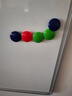 得力48粒/筒彩色白板磁钉 冰箱贴磁铁黑板吸铁石/磁铁φ30mm 白板配件 配合白板笔白板擦使用8725 实拍图