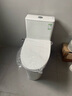 九牧（JOMOO）马桶家用暴风大冲力抗菌釉面一键快拆盖板除臭抗菌坐便器 双漩暴风脲醛抗菌11368 305/300mm 实拍图