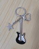 朋意美式辣妹风y2k电吉他星星钥匙扣ins复古千禧贝斯挂件包包挂件吊坠 吉他钥匙扣-黑色【1个】 实拍图