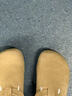 东园物作软木拖鞋真皮休闲日系时尚百搭外穿防滑情侣款Boston半包勃肯鞋 卡其色【以此颜色为准】 38 正码 实拍图