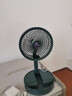 电风扇伸缩折叠小风扇宿舍家用静音充电型办公台式USB桌面宿舍大风力夏台面落地两用折叠电风扇 颜色随机 直插款无档位开关1个装 实拍图