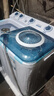 康佳（KONKA）10公斤 半自动波轮洗衣机 大容量 双桶双缸 脱水甩干机 以旧换新 家电国家补贴15% XPB100-7D0S 实拍图