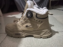 回力男鞋马丁靴2025秋冬季新款男士加绒雪地靴保暖工装棉靴子 卡其 43 晒单实拍图