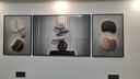 宜巢 沙发背景墙装饰画客厅沙发后面挂画现代三联画免打孔 时来运转 左右50*70中间100*70晶瓷/好打理 实拍图