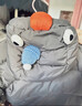 巴拉巴拉儿童羽绒服女童男童装2025年婴儿宝宝冬季保暖外套厚萌趣可爱 灰白企鹅20410-白鸭绒 90 （充绒量68g 适合1-2岁） 实拍图