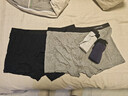 浪莎男士内裤男纯棉10A抗菌蚕丝裆防螨平角四角男生大码短裤头裤衩4条 实拍图