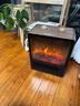 WeWarm【UV除菌99.9%】壁炉取暖器家用暖风机仿真炭火电暖器室内外大面积速热冷暖风机轻音节能1908NUV 实拍图
