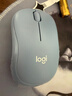 罗技（Logitech）M221 轻音鼠标 无线鼠标 办公鼠标 对称鼠标 带无线微型接收器 雾霭蓝 实拍图