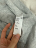 优衣库女装柔滑弹力棉质圆领T恤/长袖基础版型内搭480869 03 灰色 S /155/80A 实拍图