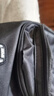 【已售300万】新款男女皮革触感胸包休闲时尚牛津布单肩包斜挎包 双层-黑色（高性价比） 实拍图