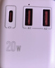 飞利浦（PHILIPS）PD20W快充全球通用旅行转换插头国际插座转换器出国英欧美澳标日本新加坡适用/2A1C充电1006P粉 实拍图