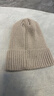 黛米安妮莎帽子男秋冬季男士针织帽户外骑行包头帽防寒防风加绒帽子女雷锋帽 浅卡其色 【加绒-加厚】 实拍图