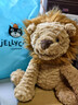 Jellycat波浪毛狮子动物毛绒玩偶公仔安抚潮玩送礼娃娃圣诞节生日礼物 波浪毛狮子 Medium 实拍图