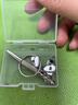欧拿博士眼镜鼻梁垫 鼻托气囊硅胶防滑眼镜配件螺丝刀 银色6枚 实拍图