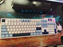 黑爵（AJAZZ）AK35IV3 MAX三模热插拔机械键盘 Gasket结构 PBT键帽TFT彩屏 FR4沉金定位板 RGB 蓝白 牛油果轴  实拍图