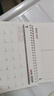 锦兔 2026年台历带周数韩式创意大气日历2026大格子极简约桌面摆件办公打卡计划表可定制做企业广告 牛皮纸架中号白色 实拍图
