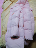 鸭鸭童装羽绒服2024冬季新款儿童宽松男女中大童中长款加厚外套 粉红色 160 实拍图