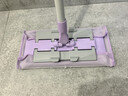 妙洁 夹布平板拖把家用一拖净 办公室木地板干湿两用旋转拖布吸水墩布 夹布平拖 实拍图