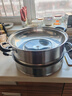 苏泊尔SUPOR 好帮手304不锈钢双层复底32cm蒸锅汤锅高拱盖蒸笼SZ32B5 实拍图