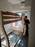 聚福财儿童床双层床男女孩上下铺成人床小户型带滑梯上下床上下层实木床 爬梯款 上铺宽100下铺宽120 实拍图