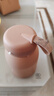 【京东物流送货上门】萌萌兔卡通水杯女牛奶玻璃杯创意便携杯子 咖色萌萌兔 330ml 1只 实拍图