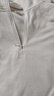 优衣库女装HEATTECH弹力摇粒绒半拉链套头衫/打底衫479693 01 乳白色 XL /165/92A 实拍图