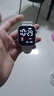 其他品牌高颜值LED手表时尚方形学生科技感超强夜光数字个性运动 白色 实拍图
