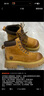 添柏岚（Timberland）男鞋马丁靴户外徒步登山防泼水皮革低帮大黄靴耐磨美式工装靴 建议拍小半码/231小麦色 41 实拍图